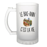 Verre à Bière Le Bas-Rhin c’est la vie