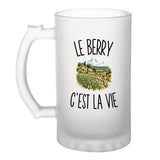 Verre à Bière Le Berry c’est la vie