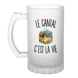 Verre à Bière Le Cantal c’est la vie
