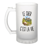 Verre à Bière Le Cher c’est la vie