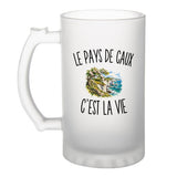 Verre à Bière Le Pays de Caux c’est la vie