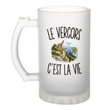 Verre à Bière Le Vercors c’est la vie