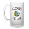 Verre à Bière Les Comores c’est la vie
