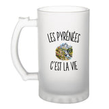 Verre à Bière Les Pyrénées c’est la vie