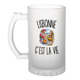 Verre à Bière Lisbonne c’est la vie