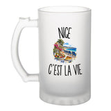 Verre à Bière Nice c’est la vie