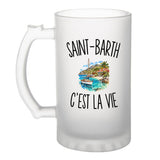 Verre à Bière Saint-Barth c’est la vie