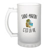 Verre à Bière Saint-Martin c’est la vie