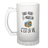 Verre à Bière Saint-Pierre-et-Miquelon c’est la vie