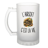 Verre à Bière L’Airsoft c’est la vie