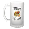 Verre à Bière L’Attelage c’est la vie