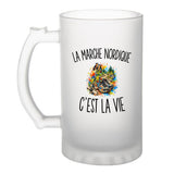 Verre à Bière La Marche Nordique c’est la vie