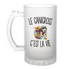 Verre à Bière Le Canicross c’est la vie