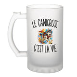 Verre à Bière Le Canicross c’est la vie
