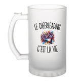 Verre à Bière Le Cheerleading c’est la vie