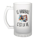 Verre à Bière Le Handball c’est la vie