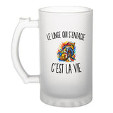 Verre à Bière Le Linge Qui S’Entasse c’est la vie