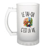 Verre à Bière Le Tai-Chi c’est la vie