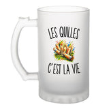 Verre à Bière Les Quilles c’est la vie