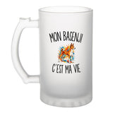 Verre à Bière Mon Basenji c’est ma vie