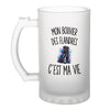 Verre à Bière Mon Bouvier des Flandres c’est ma vie