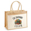 Sac Cabas Jute avec Poche Être cantonnier c'est la vie