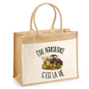 Sac Cabas Jute avec Poche Être agricultrice c'est la vie