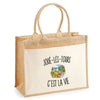 Sac Cabas Jute avec Poche Joué-lès-Tours c’est la vie