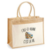 Sac Cabas Jute avec Poche L’Ille-et-Vilaine c’est la vie