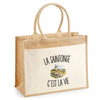 Sac Cabas Jute avec Poche La Saintonge c’est la vie