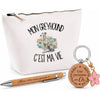 Coffret Cadeau Mon Greyhound c'est ma vie – Trousse, stylo bambou et porte-clés
