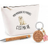 Coffret Cadeau Mon Montagne des Pyrénées c'est ma vie – Trousse, stylo bambou et porte-clés
