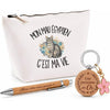 Coffret Cadeau Mon Mau Égyptien c'est ma vie – Trousse, stylo bambou et porte-clés