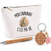 Coffret Cadeau Mon Savannah c'est ma vie – Trousse, stylo bambou et porte-clés