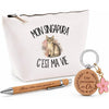 Coffret Cadeau Mon Singapura c'est ma vie – Trousse, stylo bambou et porte-clés