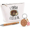 Coffret Cadeau L'opéra c'est la vie – Trousse, stylo bambou et porte-clés