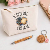 Coffret Cadeau Le jeu de rôle c'est la vie – Trousse, stylo bambou et porte-clés