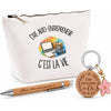 Coffret Cadeau Être auto-entrepreneur c'est la vie – Trousse, stylo bambou et porte-clés