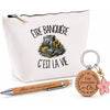 Coffret Cadeau Être banquière c'est la vie – Trousse, stylo bambou et porte-clés