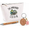 Coffret Cadeau Être ambulancier c'est la vie – Trousse, stylo bambou et porte-clés