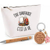 Coffret Cadeau Être chauffagiste c'est la vie – Trousse, stylo bambou et porte-clés