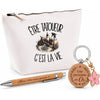 Coffret Cadeau Être tatoueur c'est la vie – Trousse, stylo bambou et porte-clés