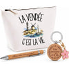 Coffret Cadeau La Vendée c'est la vie – Trousse, stylo bambou et porte-clés