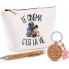 Coffret Cadeau Le cinéma c'est la vie – Trousse, stylo bambou et porte-clés