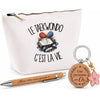 Coffret Cadeau Le taekwondo c'est la vie – Trousse, stylo bambou et porte-clés