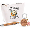 Coffret Cadeau Les mots croisés c'est la vie – Trousse, stylo bambou et porte-clés