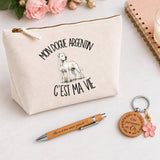 Coffret Cadeau Mon Dogue Argentin c'est ma vie – Trousse, stylo bambou et porte-clés