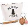 Coffret Cadeau Mon Terre-Neuve c'est ma vie – Trousse, stylo bambou et porte-clés