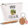 Coffret Cadeau Amiens c’est la vie – Trousse, stylo bambou et porte-clés