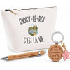 Coffret Cadeau Choisy-le-Roi c’est la vie – Trousse, stylo bambou et porte-clés